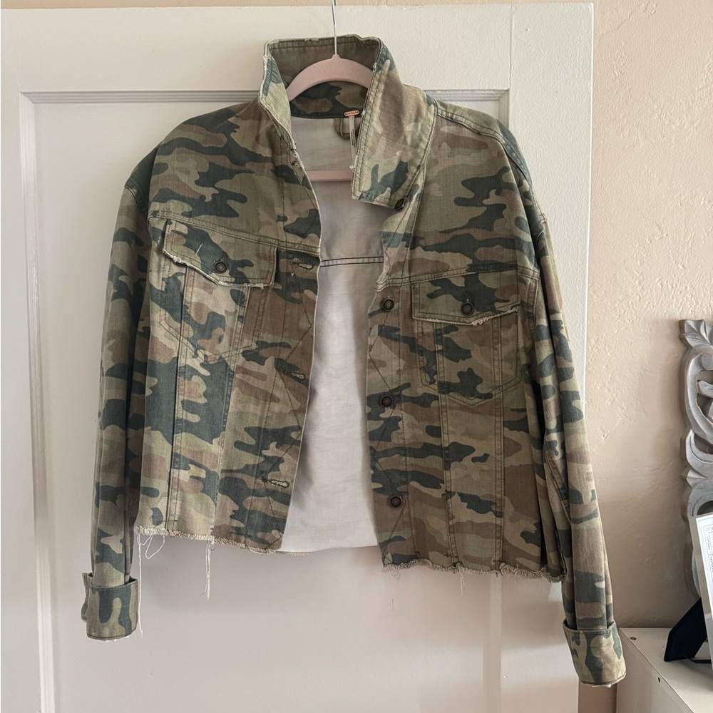 Free People Camo Jacket